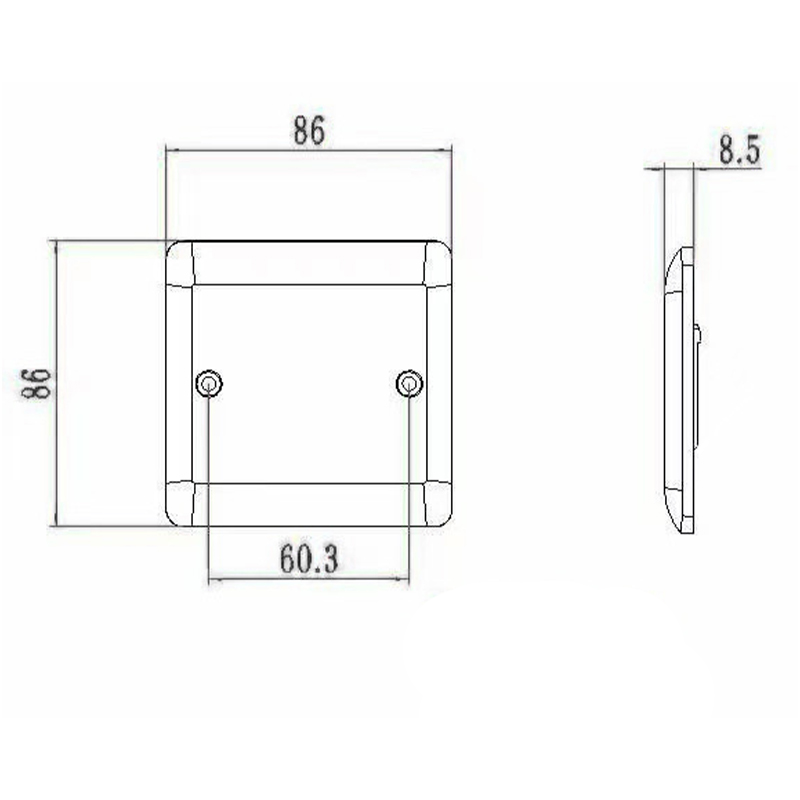 Bakelit 2-fach 1-Wege-Schalter HK6121F