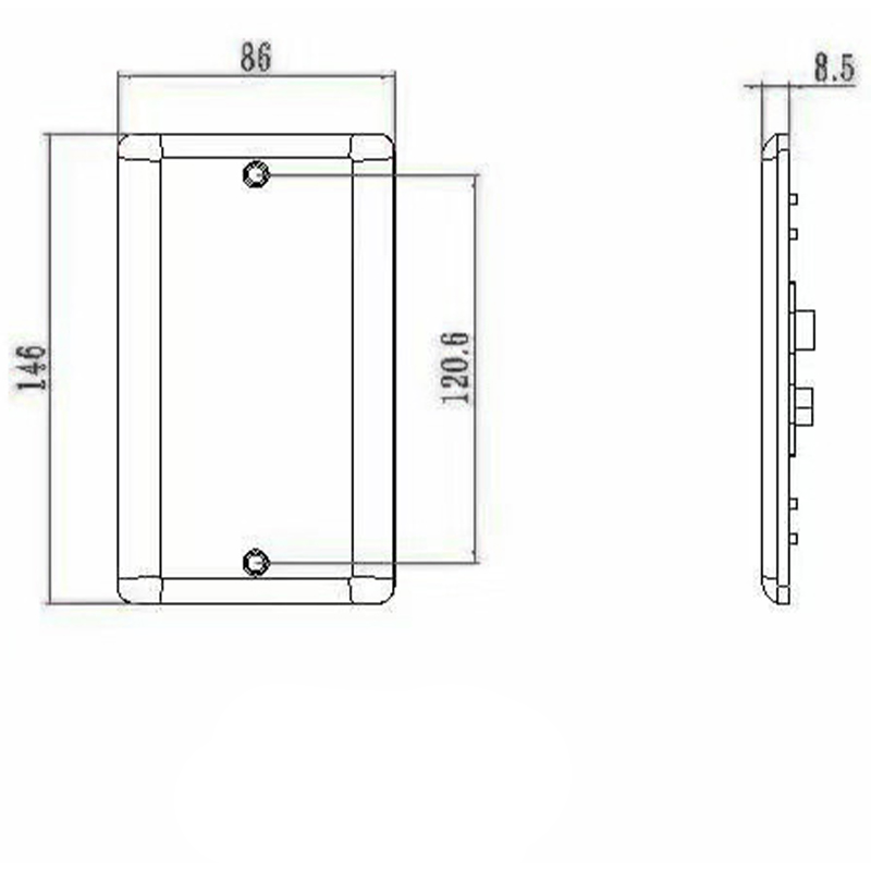 Bakelit 13A 2-fach einpolige Schaltsteckdose HK6213F