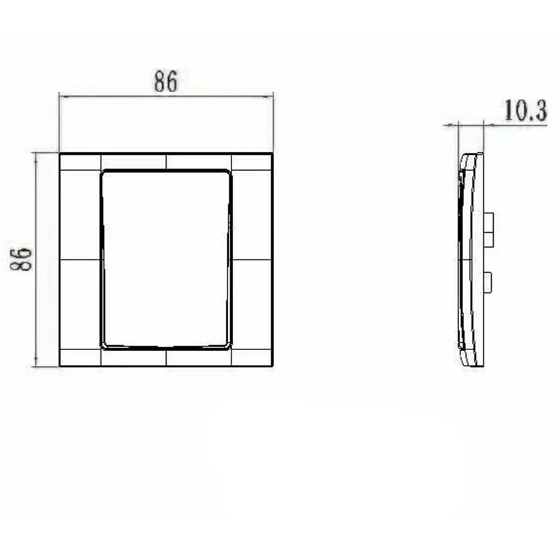 1-Gang-Telefonsteckdose mit 1-Gang-Satellitensteckdose HK6879S