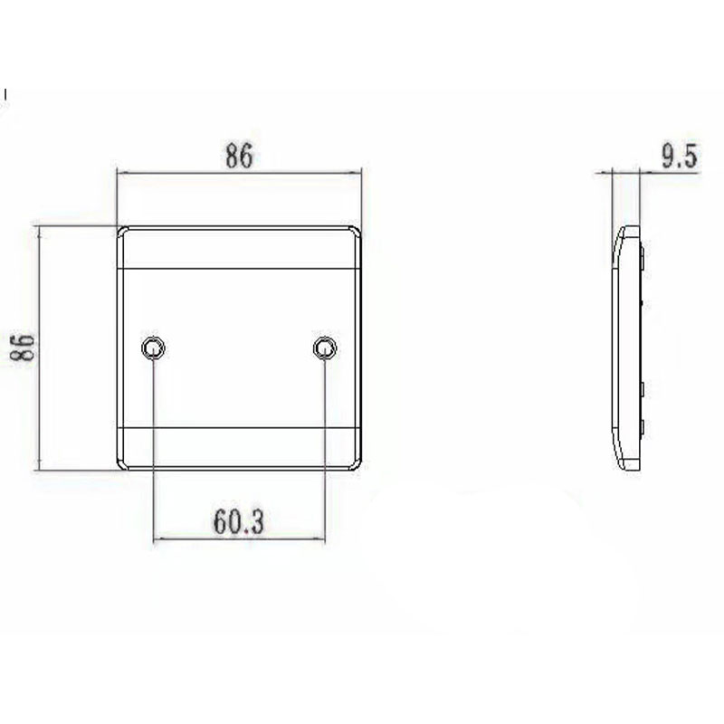 2 Gang 1 Weg Bakelit-Schalter HK6121V